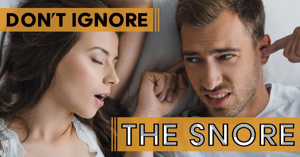 Who, me? Snore? Women do it too Cass Regional Medical Center